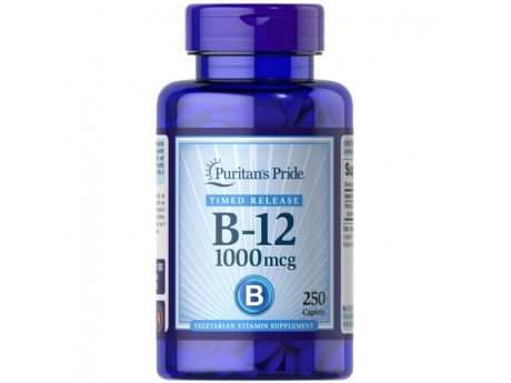 Vitamin B-12 1000 мкг Timed Release Puritan's Pride (250 таблеток)