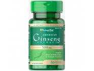 American Ginseng Extract 500 мг Puritan's Pride (30 капсул)