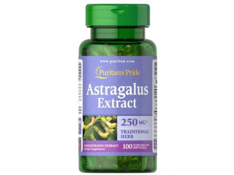 Astragalus Extract 250 мг Puritan's Pride (100 капсул)