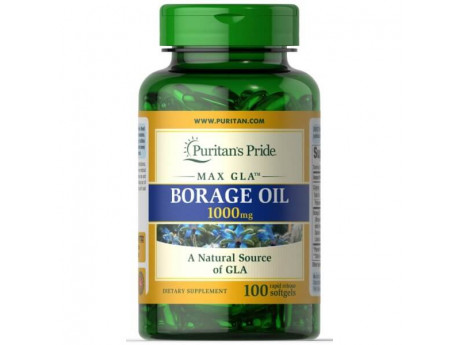 Borage Oil 1000 мг Puritan's Pride (100 капсул)
