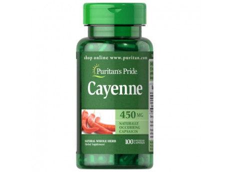 Cayenne 450 мг Puritan's Pride (100 капсул)