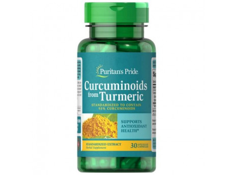 Curcuminoids 500 мг from Turmeric Puritan's Pride (30 капсул)
