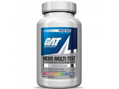 Essentials Mens Multi+Test GAT (60 таблеток)
