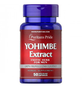 Йохимбе Yohimbe Extract Puritan Pride (50 капсул)