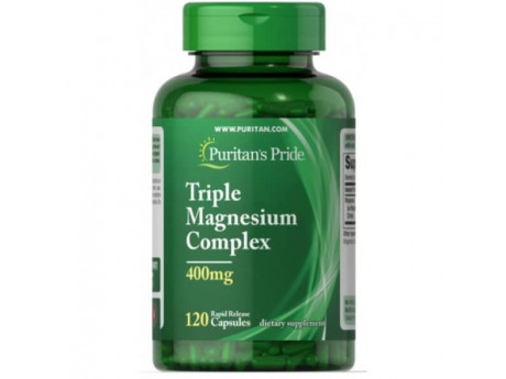 Magnesium Triple Complex 400 мг Puritan's Pride (120 капсул)