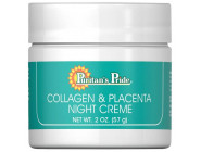 Natural Collagen and Placenta Night Creme Puritan's Pride (57 грамм)