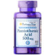 Pantothenic Acid 500 мг Puritan's Pride (100 таблеток)