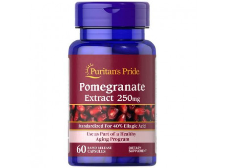 Pomegranate Extract 250 мг Puritan's Pride (60 капсул)