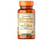 Quercetin Dihydrate 650 мг with Vitamin D 800 IU Puritan's Pride (60 капсул)