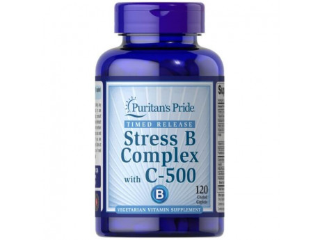 Stress B Complex with C-500 Puritan's Pride (120 таблеток)