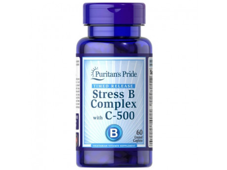 Stress B Complex with C-500 Puritan's Pride (60 таблеток)