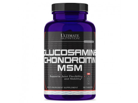 Хондропротектор Ultimate Nutrition Glucosamine Chondroitin MSM