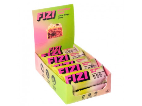Упаковка шоколадних батончиків FIZI (10 штук по 45 грамів)