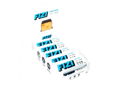 Упаковка протеїнових батончиків FIZI(10 штук по 45 грамів)