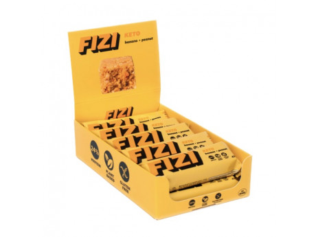 Упаковка протеиновых батончиков KETO FIZI (10 штук по 45 грамм)