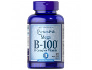Vitamin Mega B-100 Complex Puritan's Pride (100 таблеток)