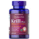 Krill Oil Plus High Omega-3 Concentrate 1085мг Puritan's Pride (60 капсул)