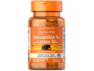 Zeaxanthin 4 мг with Lutein 10 мг Puritan's Pride (60 капсул)