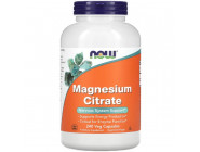 NOW Foods Magnesium Citrate (240 вег капсул)
