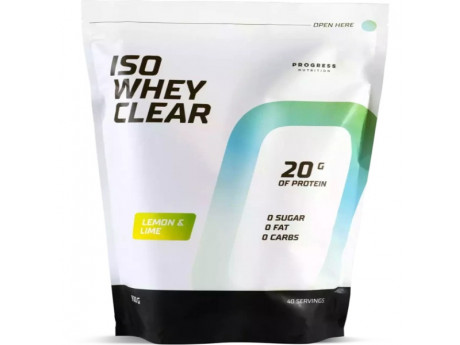 Iso Whey Clear from 86% protein Progress Nutrition (920 грамів)
