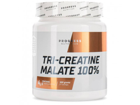 Tri Creatine Malate Progress Nutrition (500 грамів)