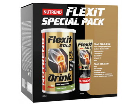 Flexit Gold Drink Nutrend 400 грамм + Flexit Gold Gel Nutrend 100 мл