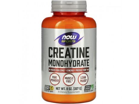 Sports Creatine Monohydrate Now Foods (227 грамів)