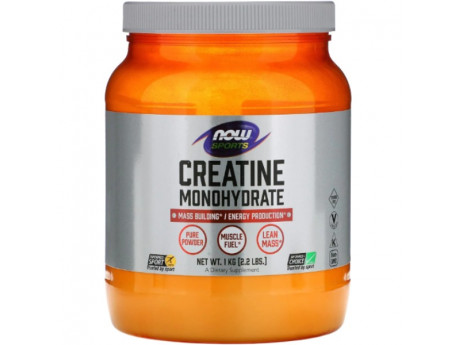 Sports Creatine Monohydrate Now Foods 1кг