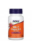 MK-7 Vitamin K-2 Extra Strength 100 мкг NOW (60 вег капсул)